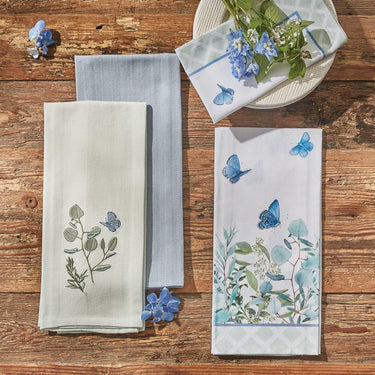 Eucalyptus Greens Decorative Dishtowel Set of 2 Park Designs - The Fox Decor